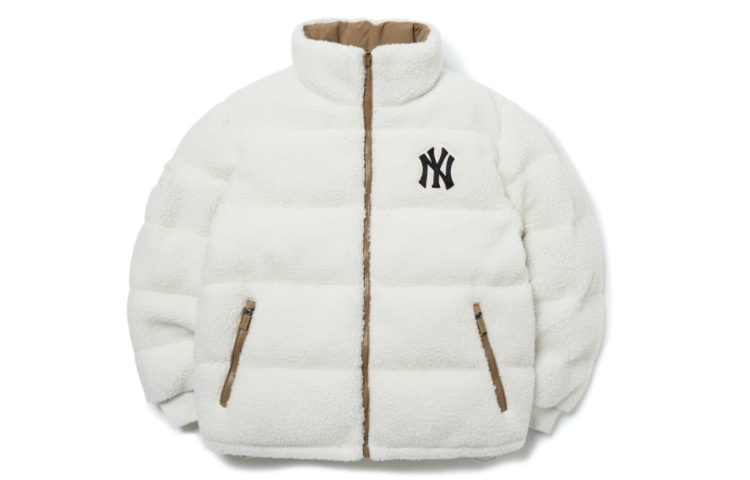 MLB Reversible Puffer Jacket White