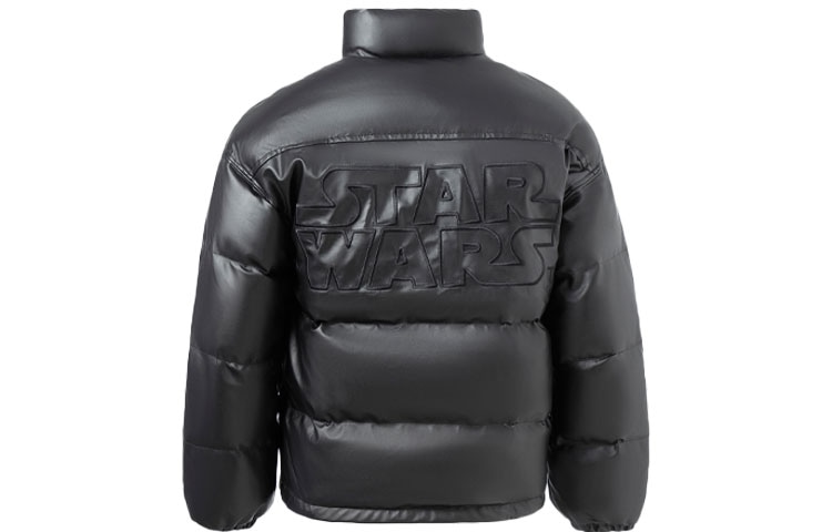 中国李宁 LiNing x Star Wars Logo Puffer Jacket Black