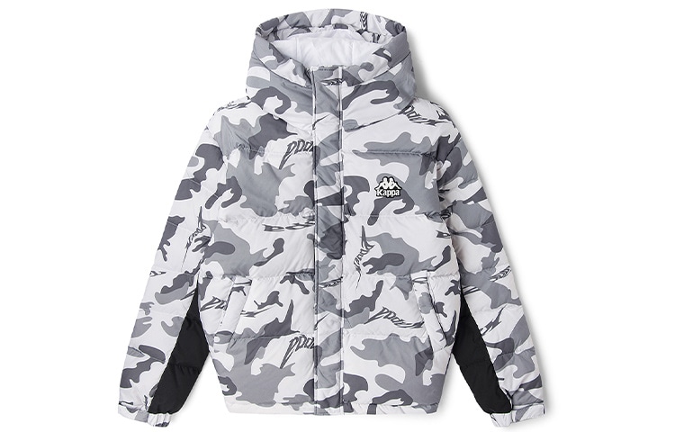 Kappa/卡帕 Kappa Camo Hooded Down Jacket