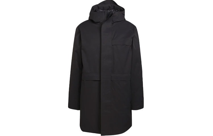 Y-3 Zip Windproof Down Jacket Black