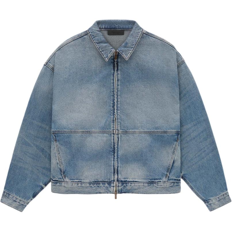 Fear of God Essentials Denim Jacket Med Wash