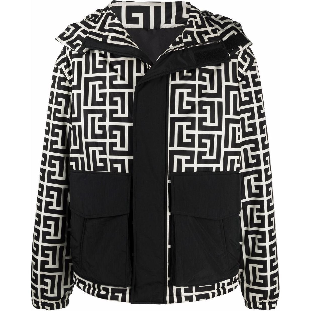 Balmain SS22 Hooded Jacket Black