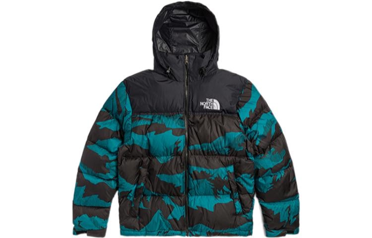 北面/THE NORTH FACE The North Face Retro Nuptse Jacket Blue Black