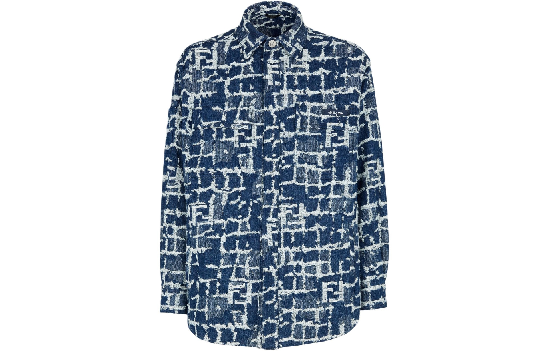 FENDI/芬迪 Fendi SS24 Logo Denim Jacket