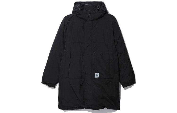 Carhartt WIP Logo Hoodie Black