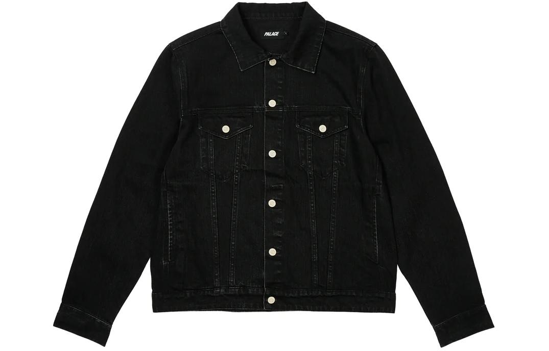 PALACE SS24 TYPE P JACKET BLACK STONE WASH