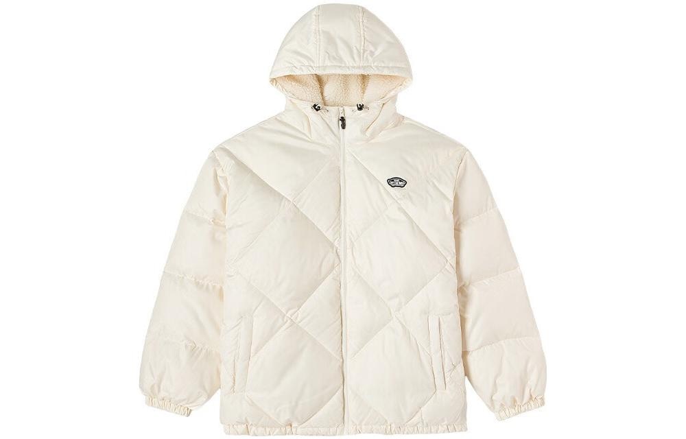 Vans Logo Zip Hoodie Off-White