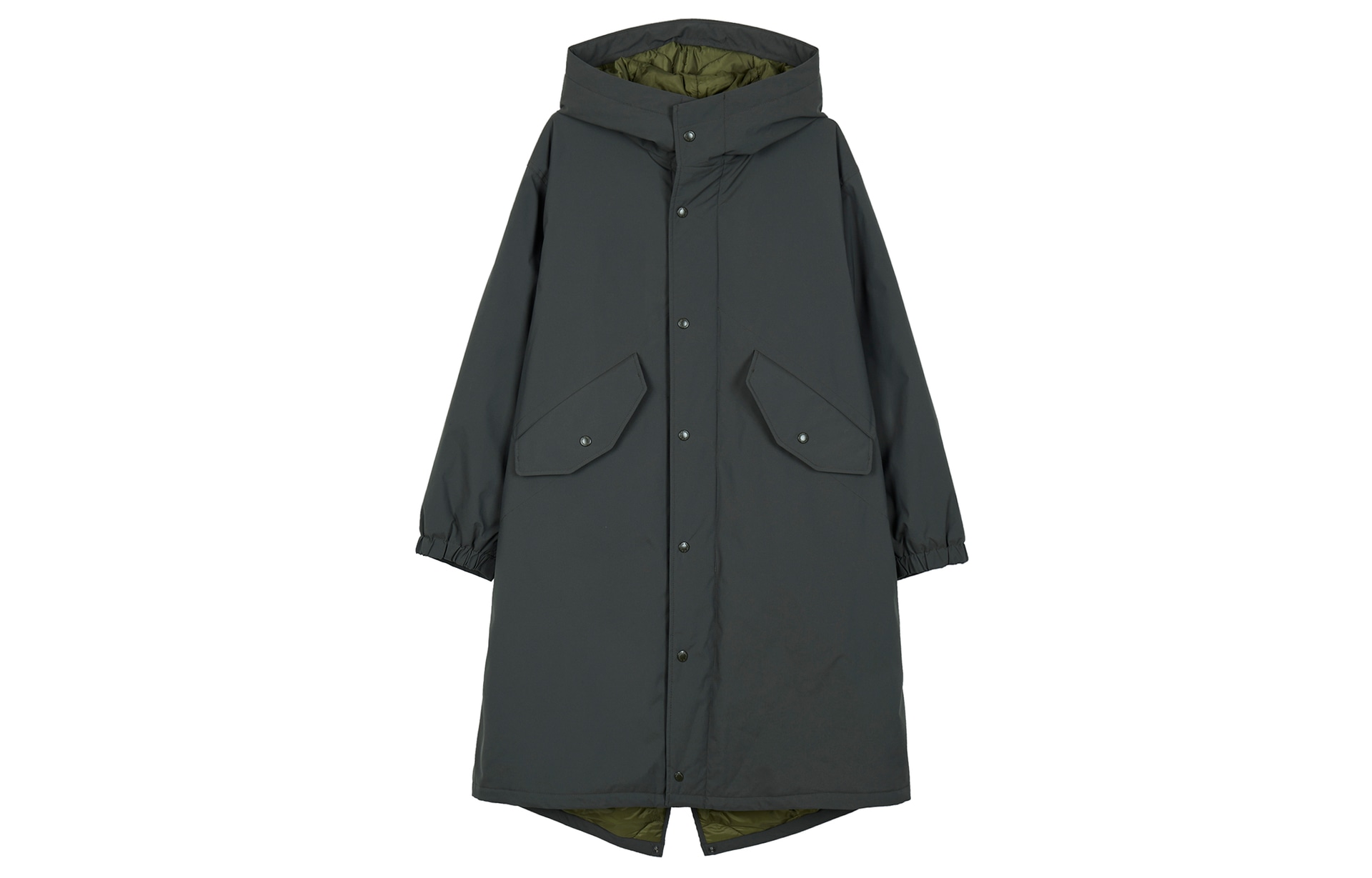 UNIQLO/优衣库 UNIQLO x EG Hooded Coat Deep Green