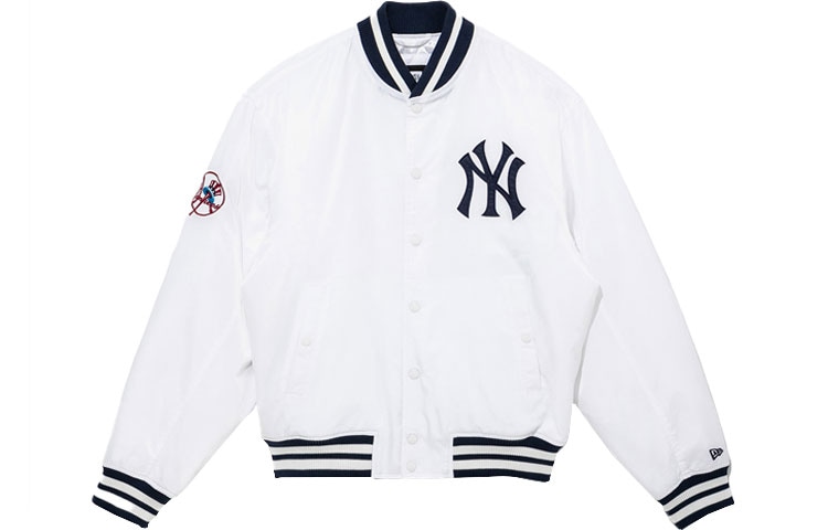 New Era MLB Yankees Nylon Jacket White