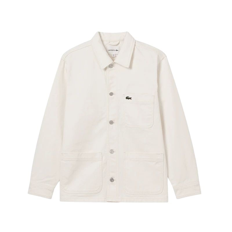 Lacoste Denim Jacket Off-White