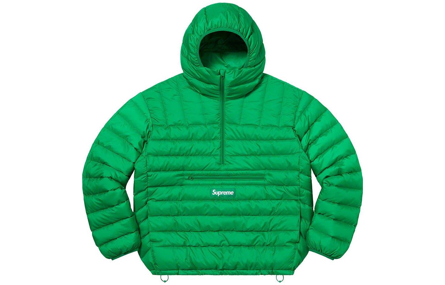 Supreme Micro Down Half Zip Hooded Pullover — фото 4