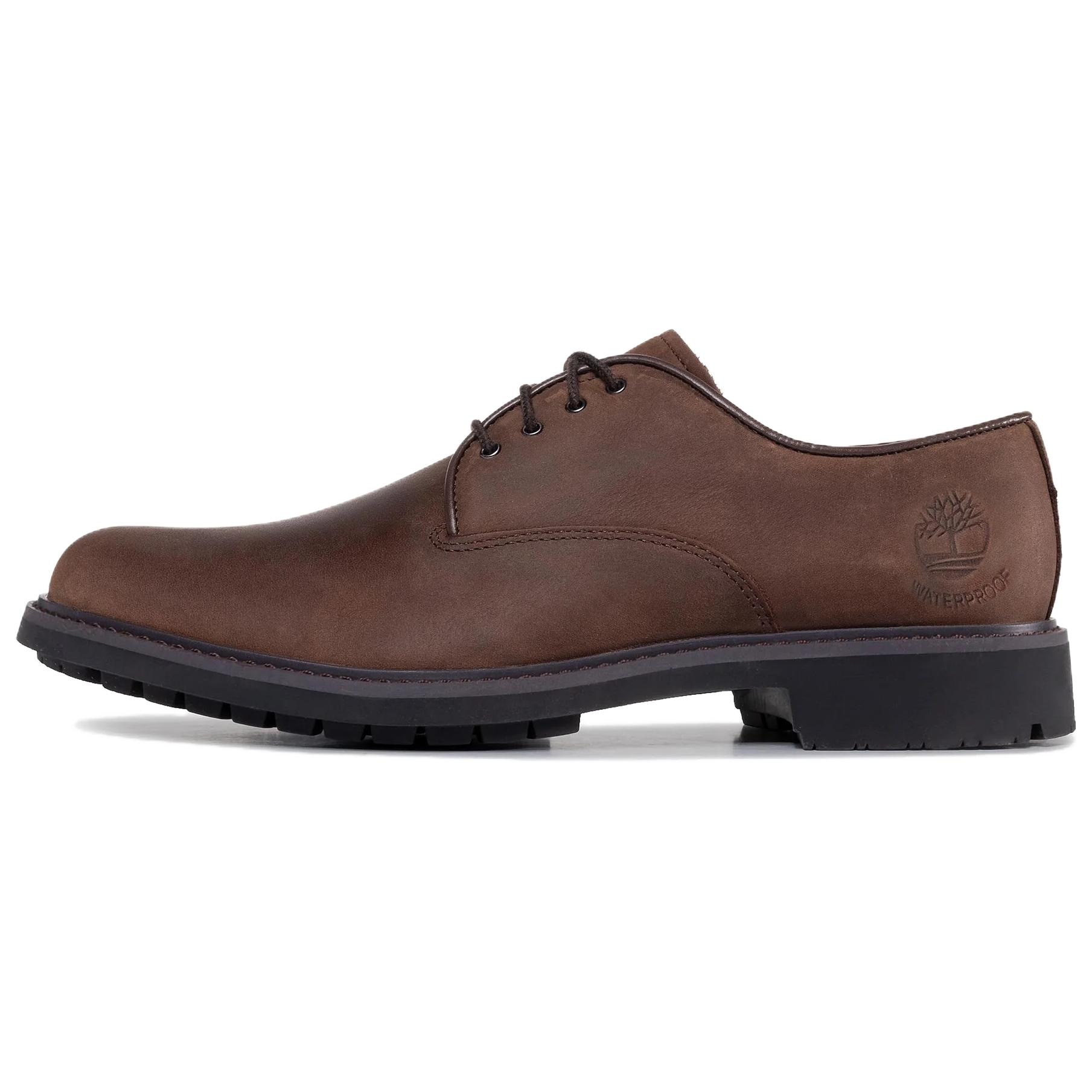 Timberland Stormbucks Leather Dress Shoes Brown — фото 3