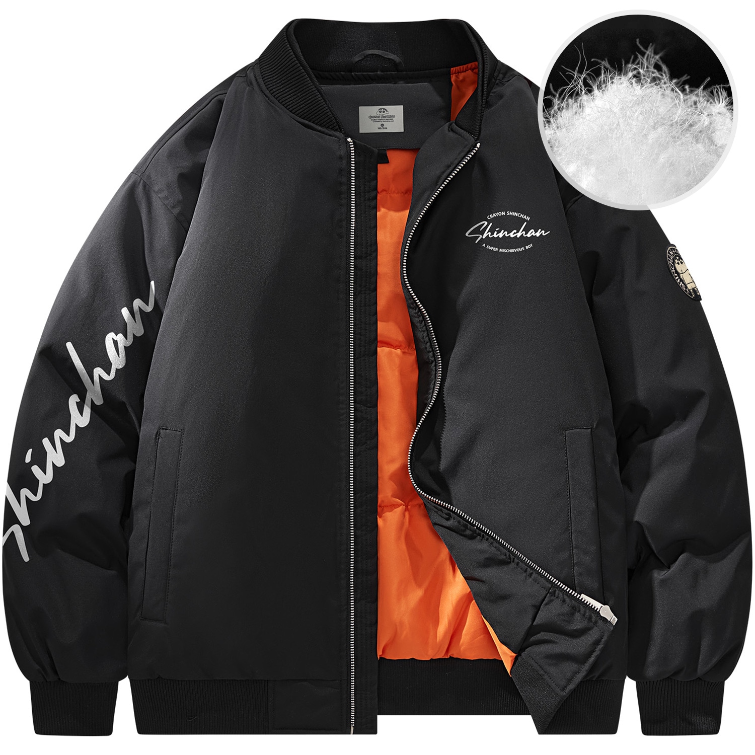 Crayon Shinchan/蜡笔小新 Crayon Shin-chan Baseball Down Jacket