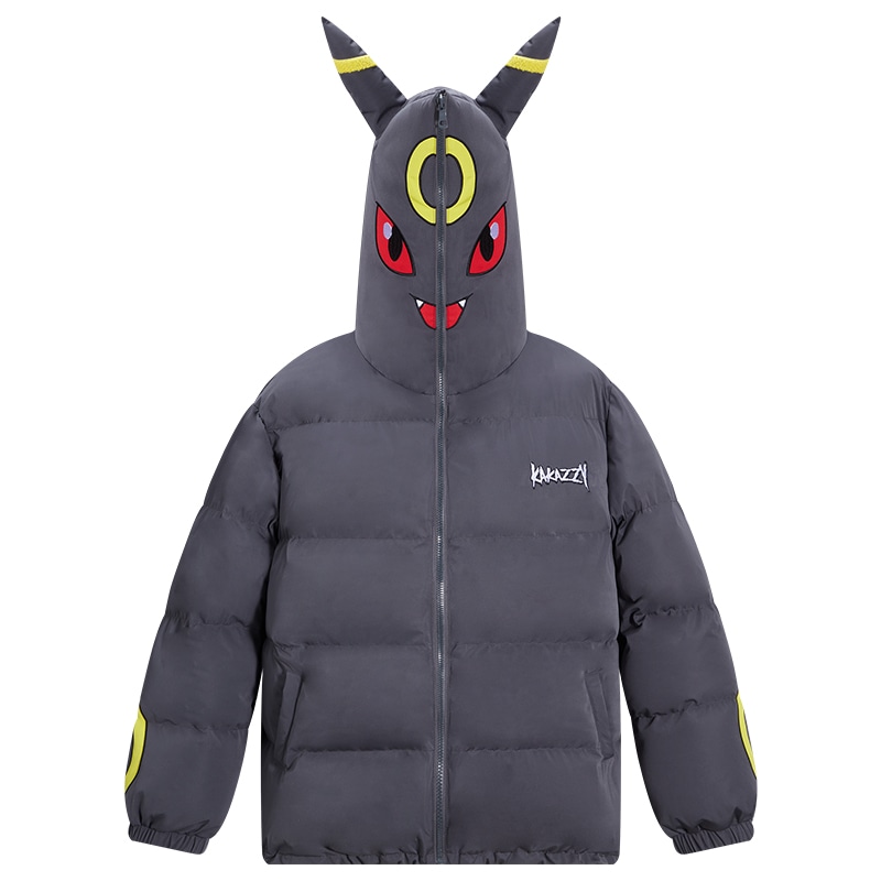 Kakazzy Hooded Puffer Jacket Dark Grey