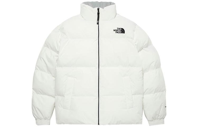 北面/THE NORTH FACE The North Face Logo Print Insulated Jacket White