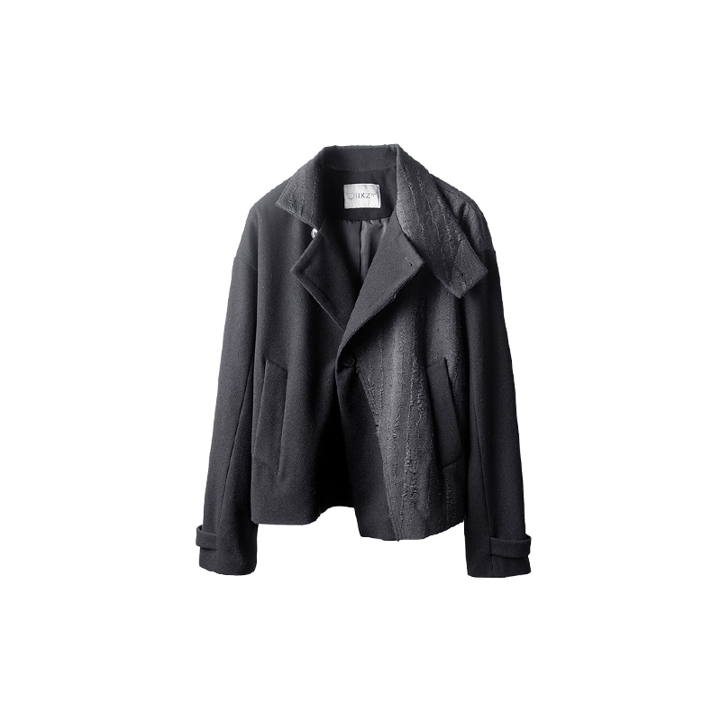Куртка HUANXIANGZHE Huanzhe Wool Jacket Black