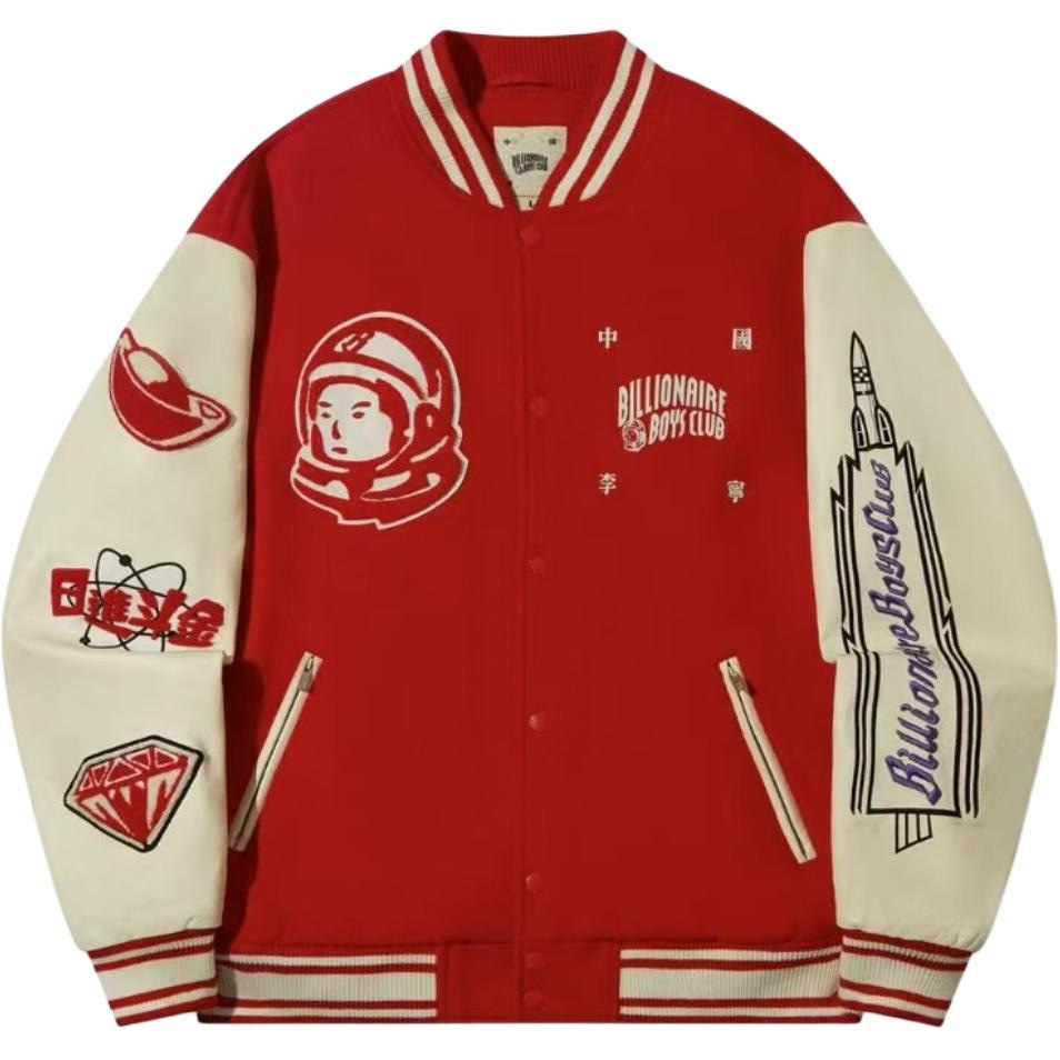 中国李宁 Li-Ning x Billionaire Boys Club Red Cotton Jacket