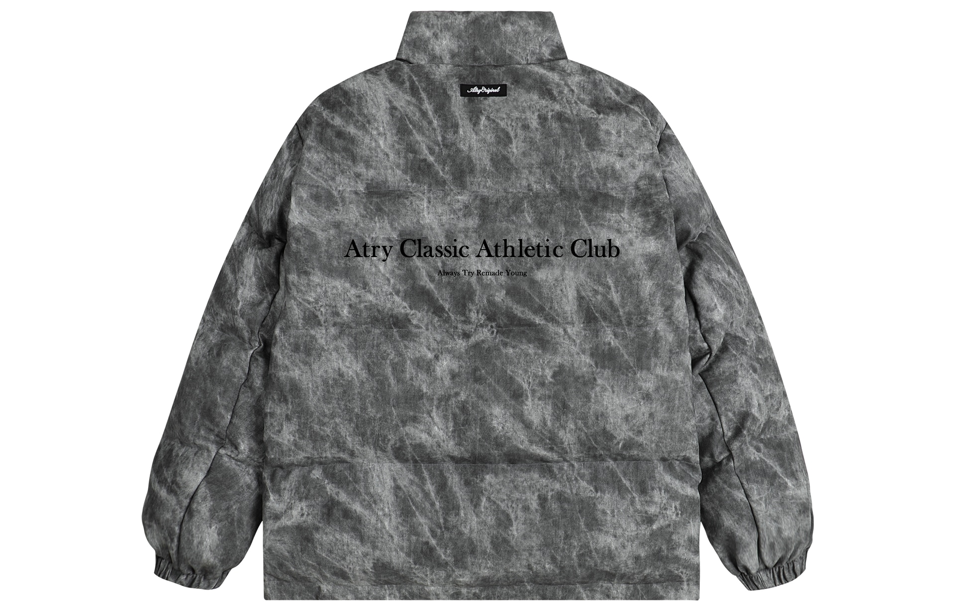 Atry Marble Pattern Puffer Jacket