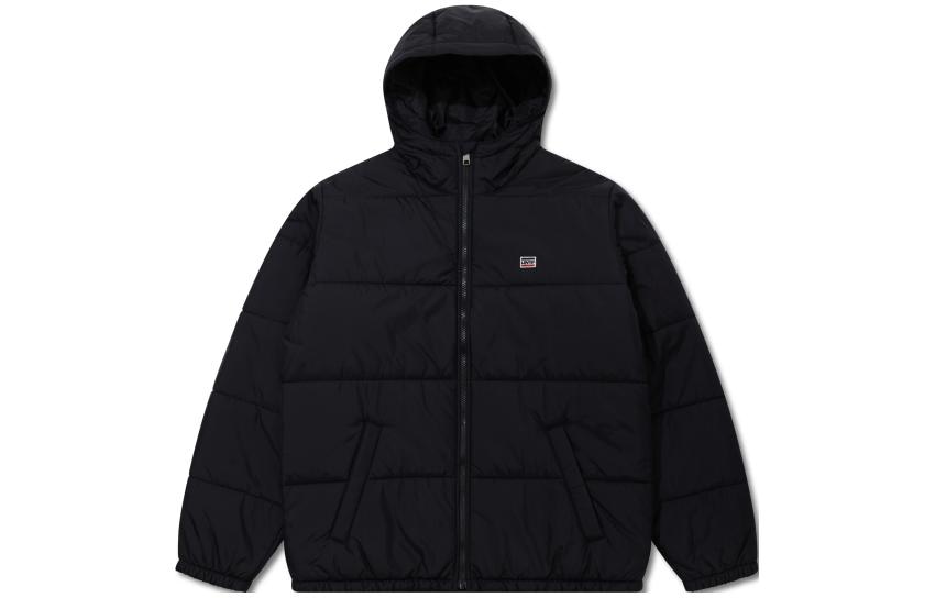 levi’s Levi's Hooded Zip-Up Puffer Jacket Black