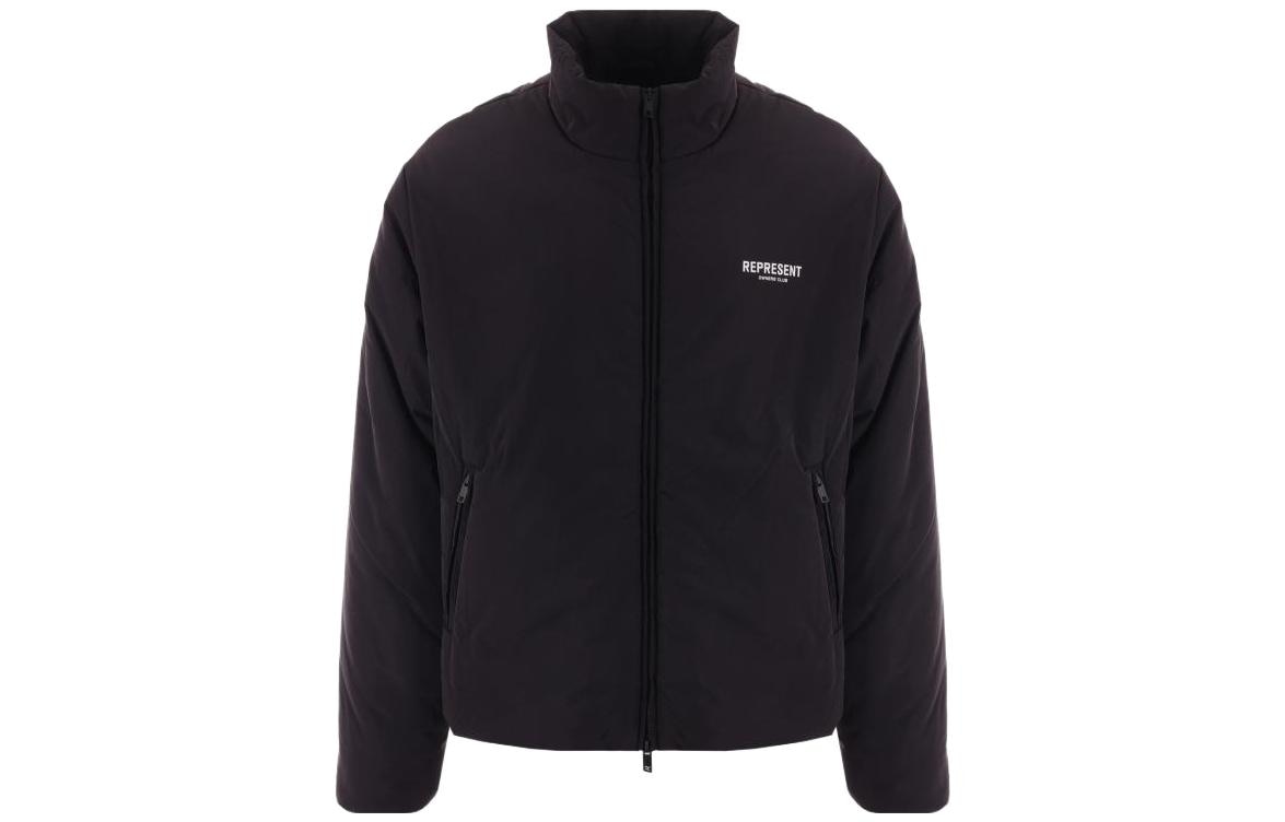 REPRESENT Zip-Up Jacket Black