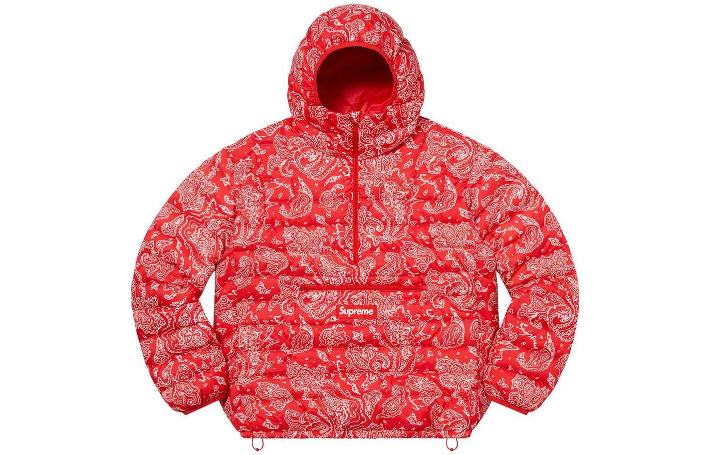 Supreme Micro Down Half Zip Hooded Pullover — фото 3