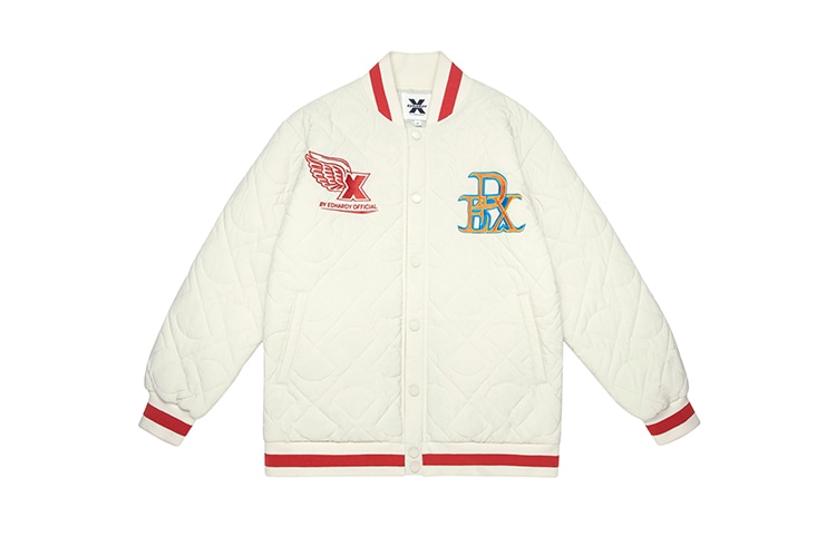 ED HARDY X ED HARDY Logo Embroidered Quilted Jacket