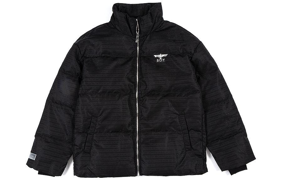 Boy London Short Puffer Jacket Black