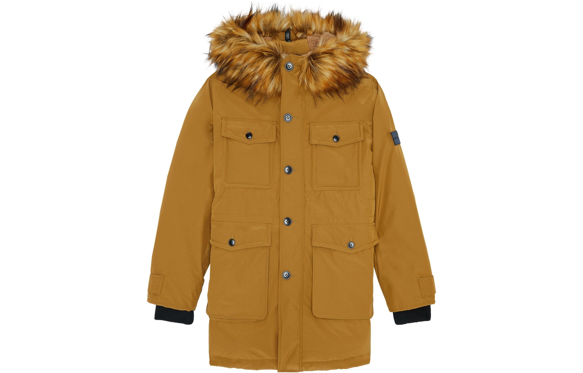 DIESEL FW22 Windproof Parka Brown Green