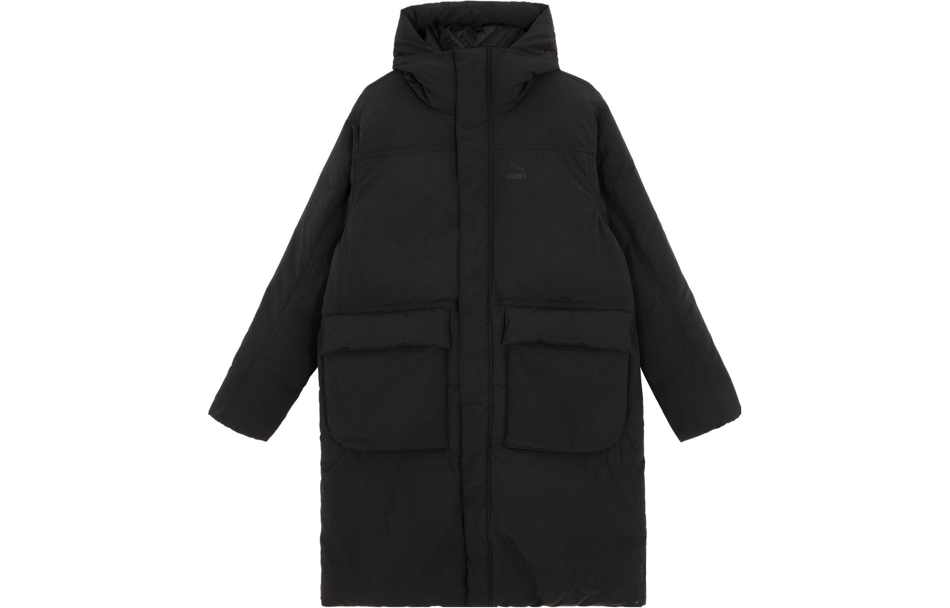Puma Long Down Coat Black