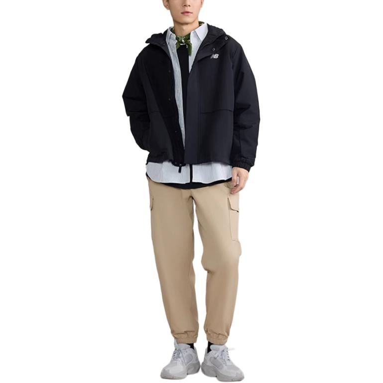 Куртка New Balance Woven Hoodie Jacket Black