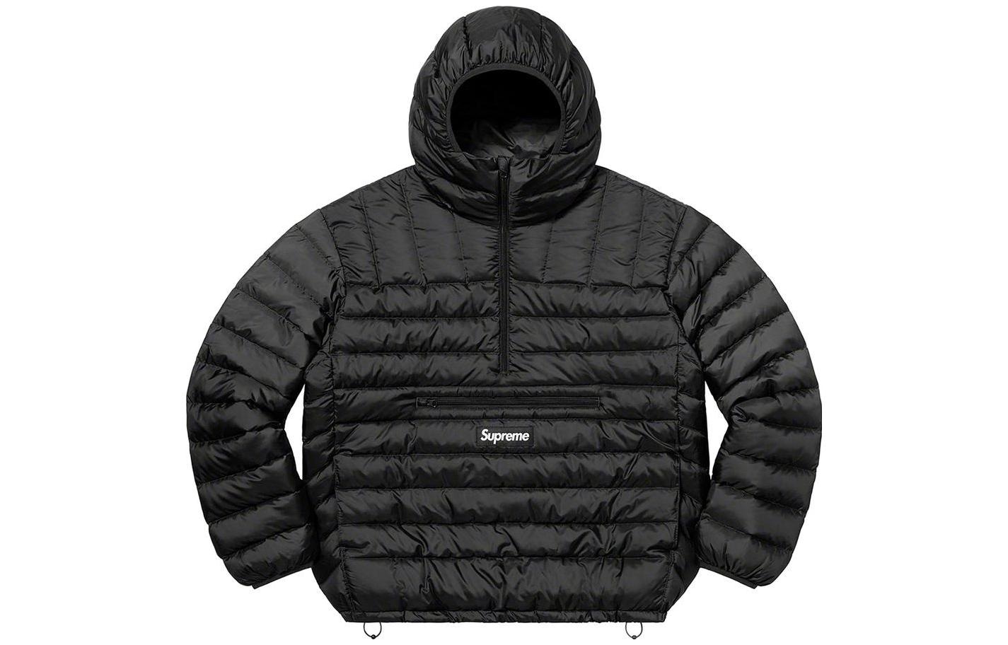 Supreme Micro Down Half Zip Hooded Pullover
