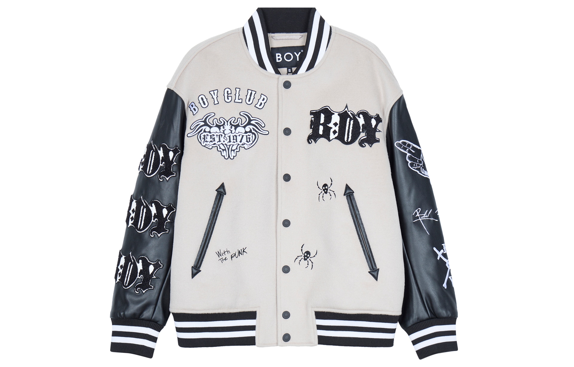 Boy London Baseball Jacket Coffee