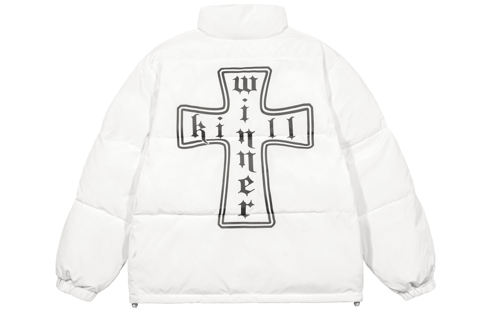 Killwinner Noah's Ark Cross Print Puffer Jacket — фото 2