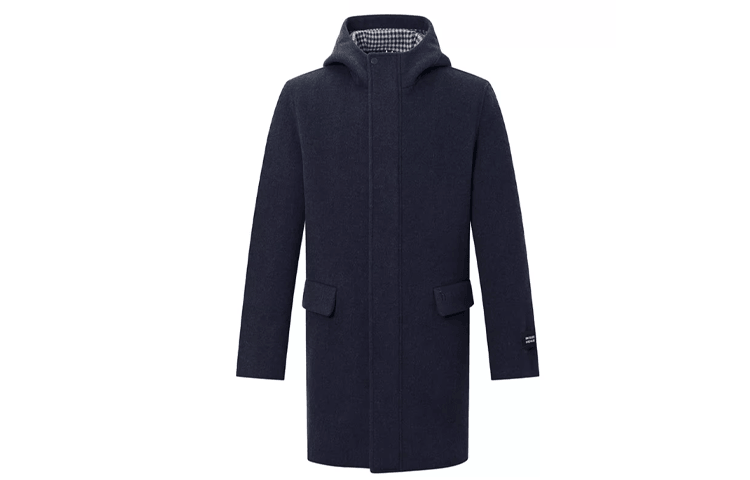 HAZZYS 哈吉斯 HAZZYS Navy Hooded Coat