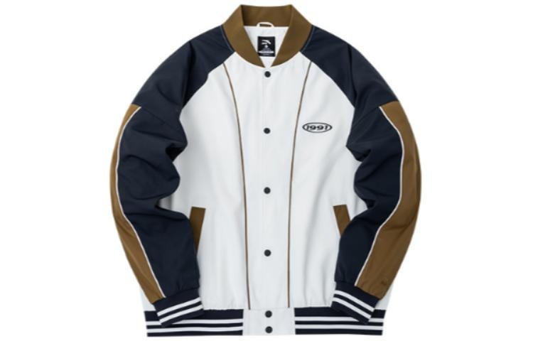安踏 Anta Life Series Baseball Jacket White