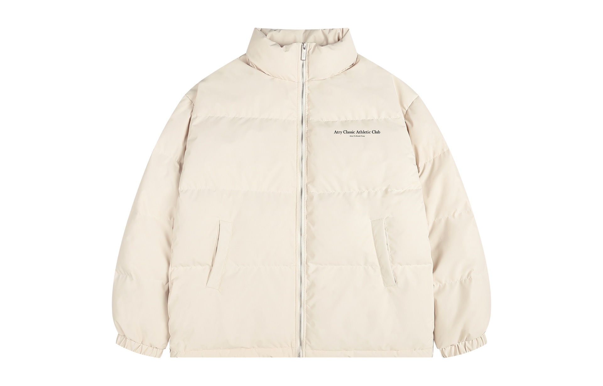 Atry Letter Slogan Series Woven Down Jacket