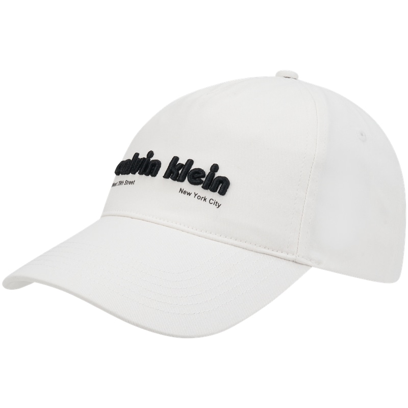 Calvin Klein Classic Embroidered Cap Moonlight White — фото 1