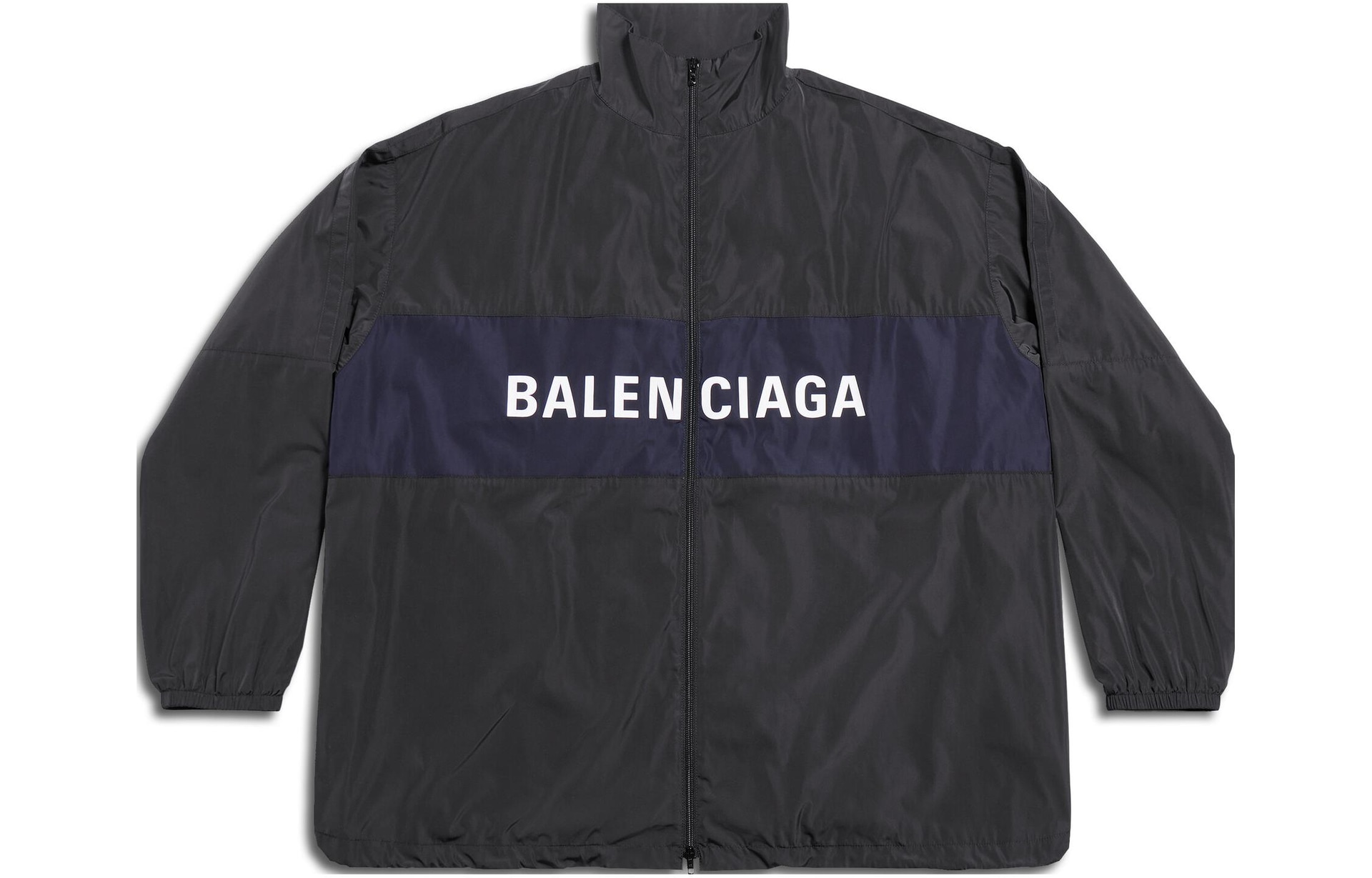 Balenciaga Zip-Up Jacket Black