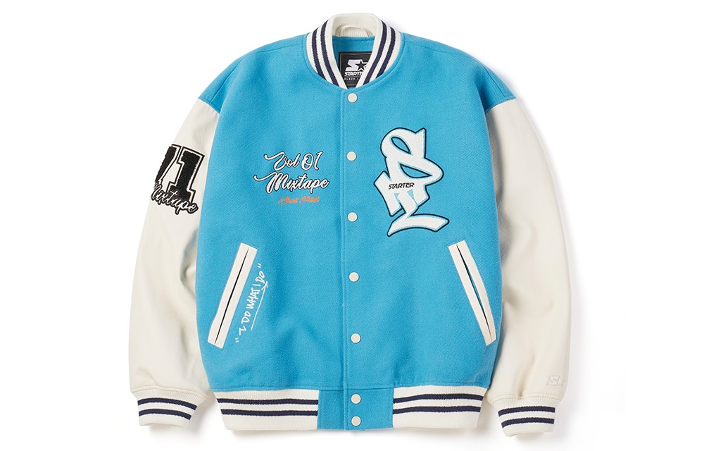 Starter Varsity Jacket Bright Blue