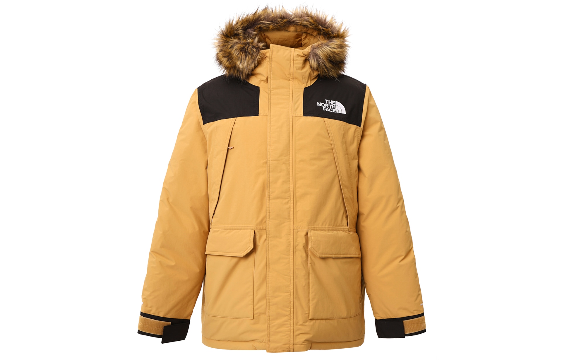 北面/THE NORTH FACE The North Face Logo Zip Hoodie Brown