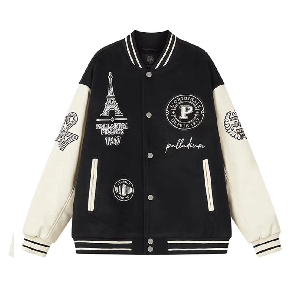 Palladium Retro Baseball Jacket Black