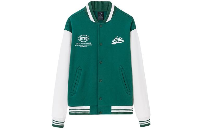 安踏 Anta Varsity Jacket Forest Green