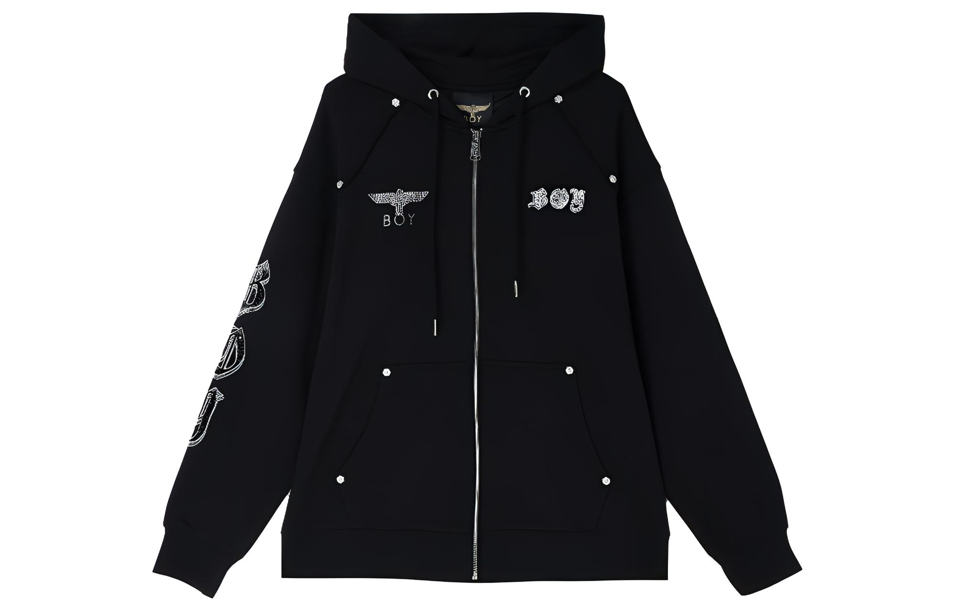 Boy London Hoodie Jacket Black