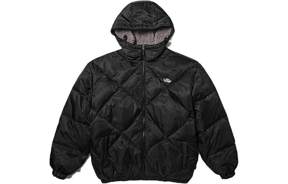 Vans Logo Zip Hoodie Black