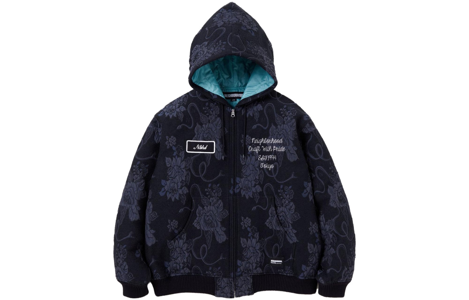 Neighborhood Hooded Jacquard Zip Jacket — фото 4