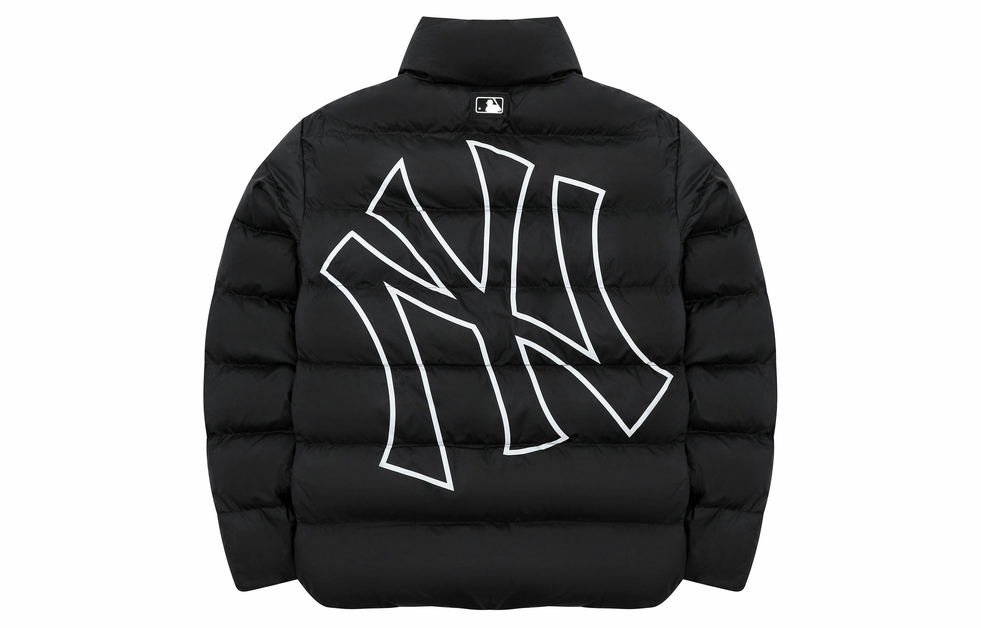 MLB Yankees Logo Puffer Jacket Black