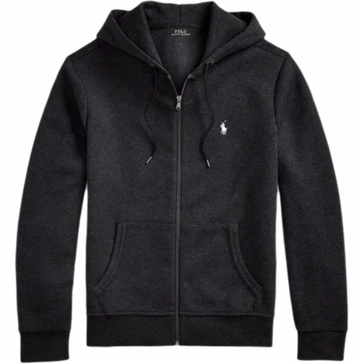 Polo Ralph Lauren Logo Hoodie Jacket Black