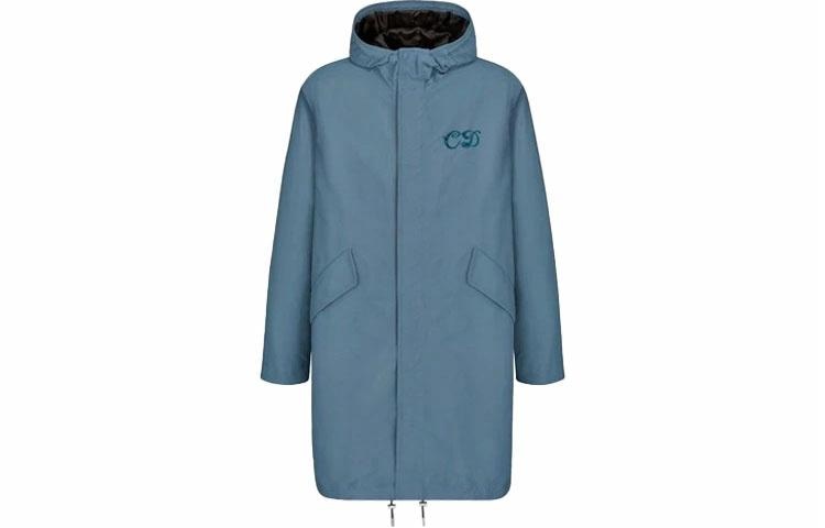 DIOR x KENNY SCHARF FW21 Embroidered Parka Blue