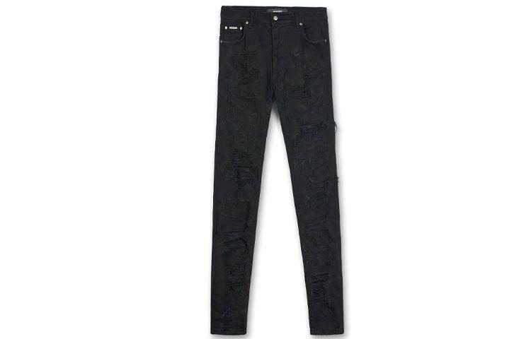 Джинсы Represent SS21 Vintage Distressed Jeans Black