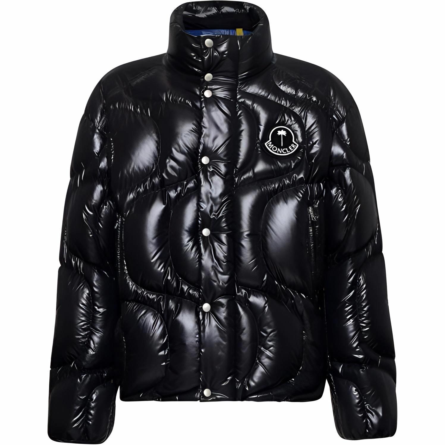 Moncler High Neck Jacket Black